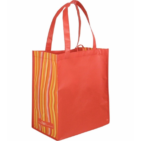Picture of RPET Blank Striped Tote Bag