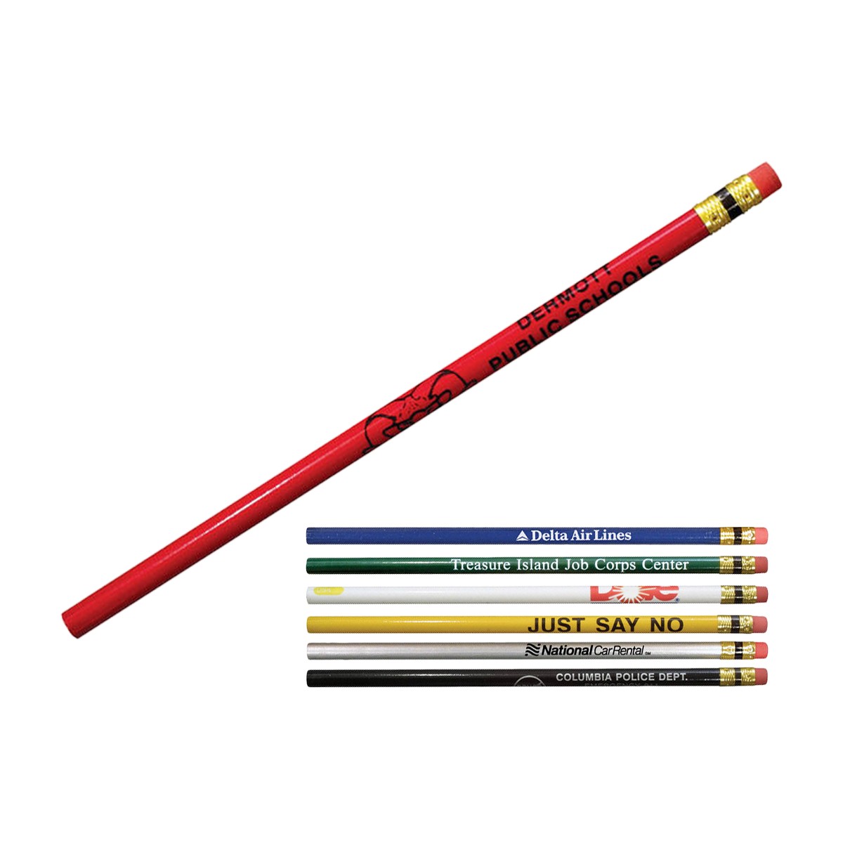Picture of Round Promoter Pencil (Spot Color)