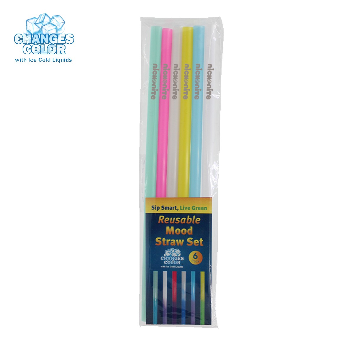 Picture of Reusable Mood™ Straw - 6 Pack