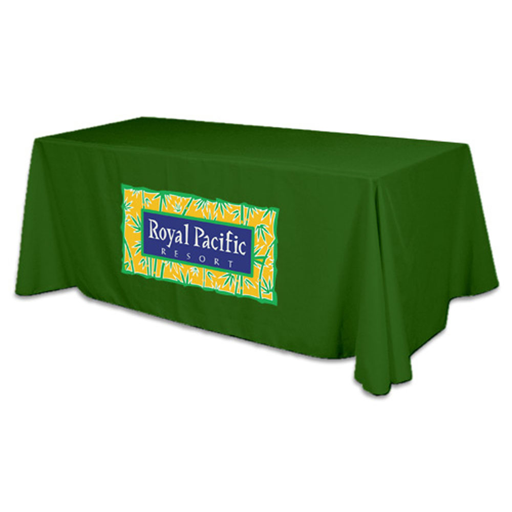 Picture of Flat 4-sided Table Cover - fits 8' standard table: Polyester