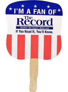 Picture of Patriotic Hand Fan, Full Color Digital