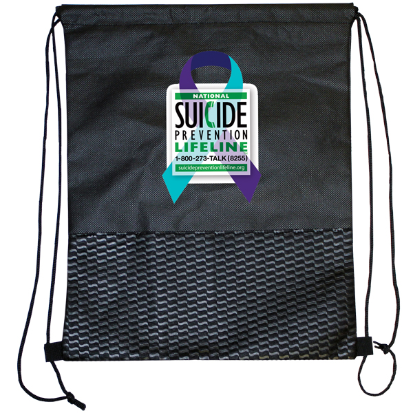 Picture of Wave NW Drawstring Backpack (Full Color Digital)