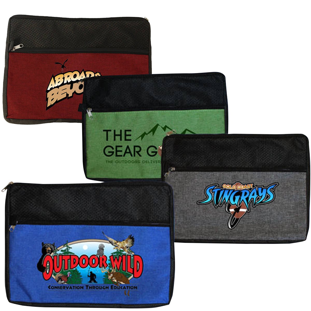 Picture of Double Zipper Accessory Bag (Full Color digital)