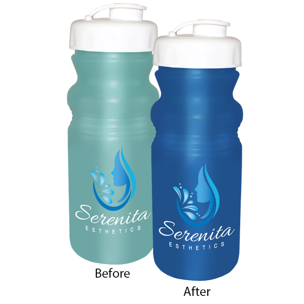 Picture of 20 Oz. Sun Fun Cycle Bottle w/Flip Top Lid (Full Color Digital)
