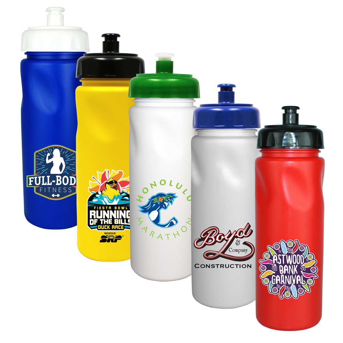 Picture of 24 Oz. Cycle Bottle w/Push 'N Pull Cap (Full Color Digital)