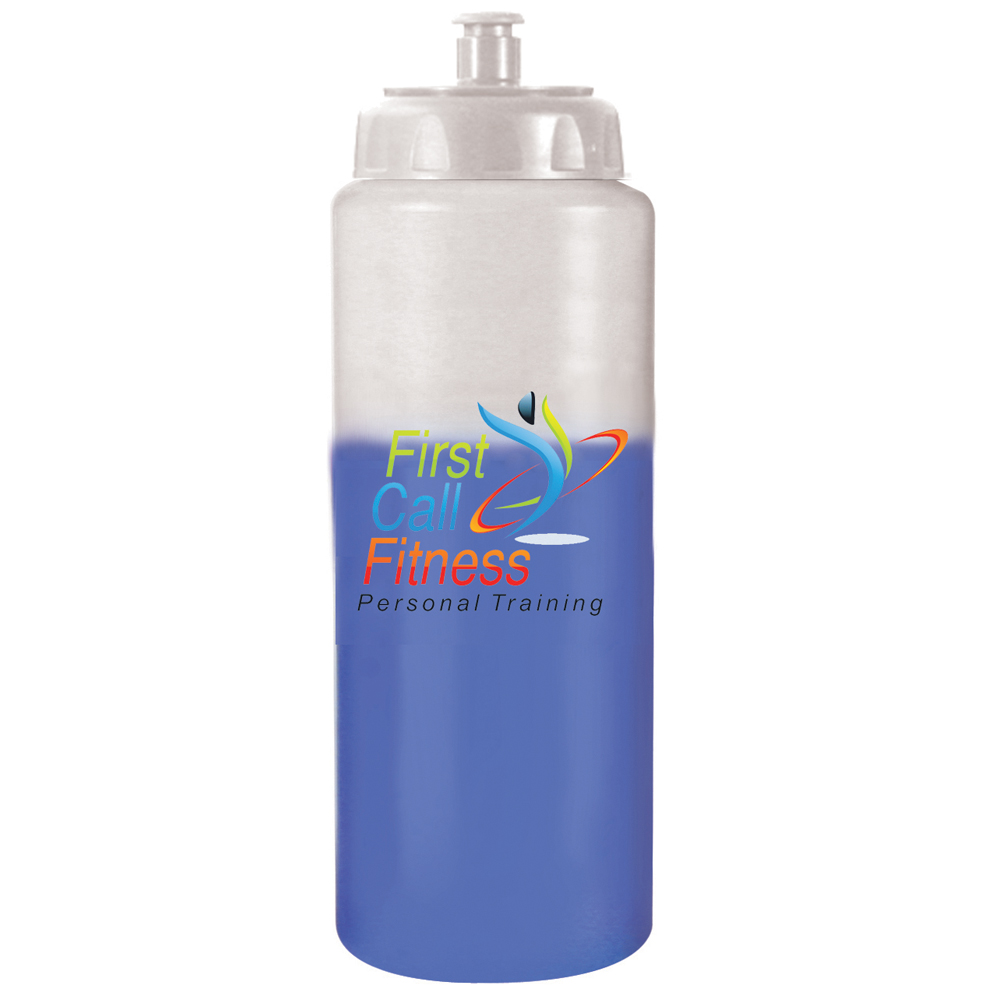 Picture of 32 Oz. Mood Sports Bottle w/Push 'n Pull Cap (Full Color Digital)