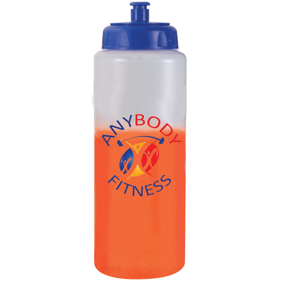 Picture of 32 Oz. Mood Sports Bottle w/Push 'n Pull Cap (Full Color Digital)