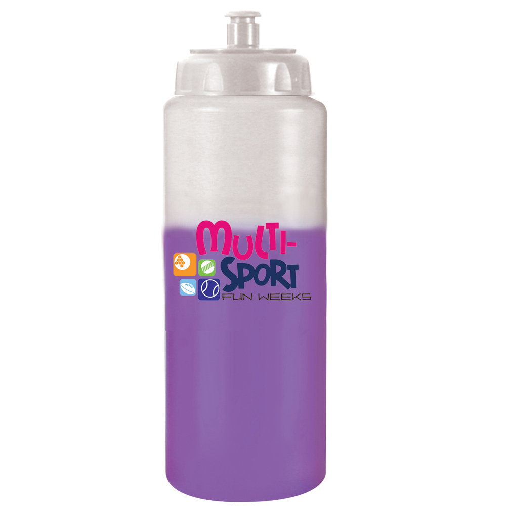 Picture of 32 Oz. Mood Sports Bottle w/Push 'n Pull Cap (Full Color Digital)
