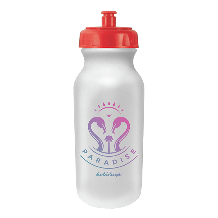 Picture of 20 Oz. Microhalt Value Cycle Bottle w/Push 'n Pull Cap (Full Color Digital)