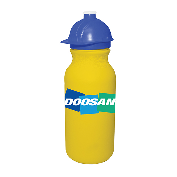 Picture of 20 Oz. Value Cycle Bottle w/Safety Helmet Push 'n Pull Cap (Full Color Digital)