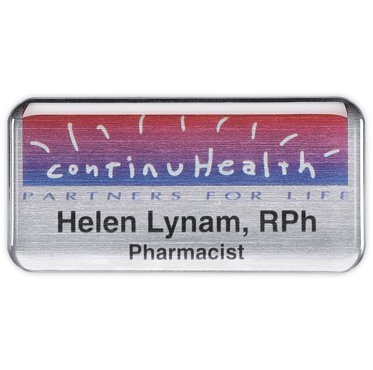 Picture of Savannah Metal Name Badge (Standard Size 1-1/2" x 3")