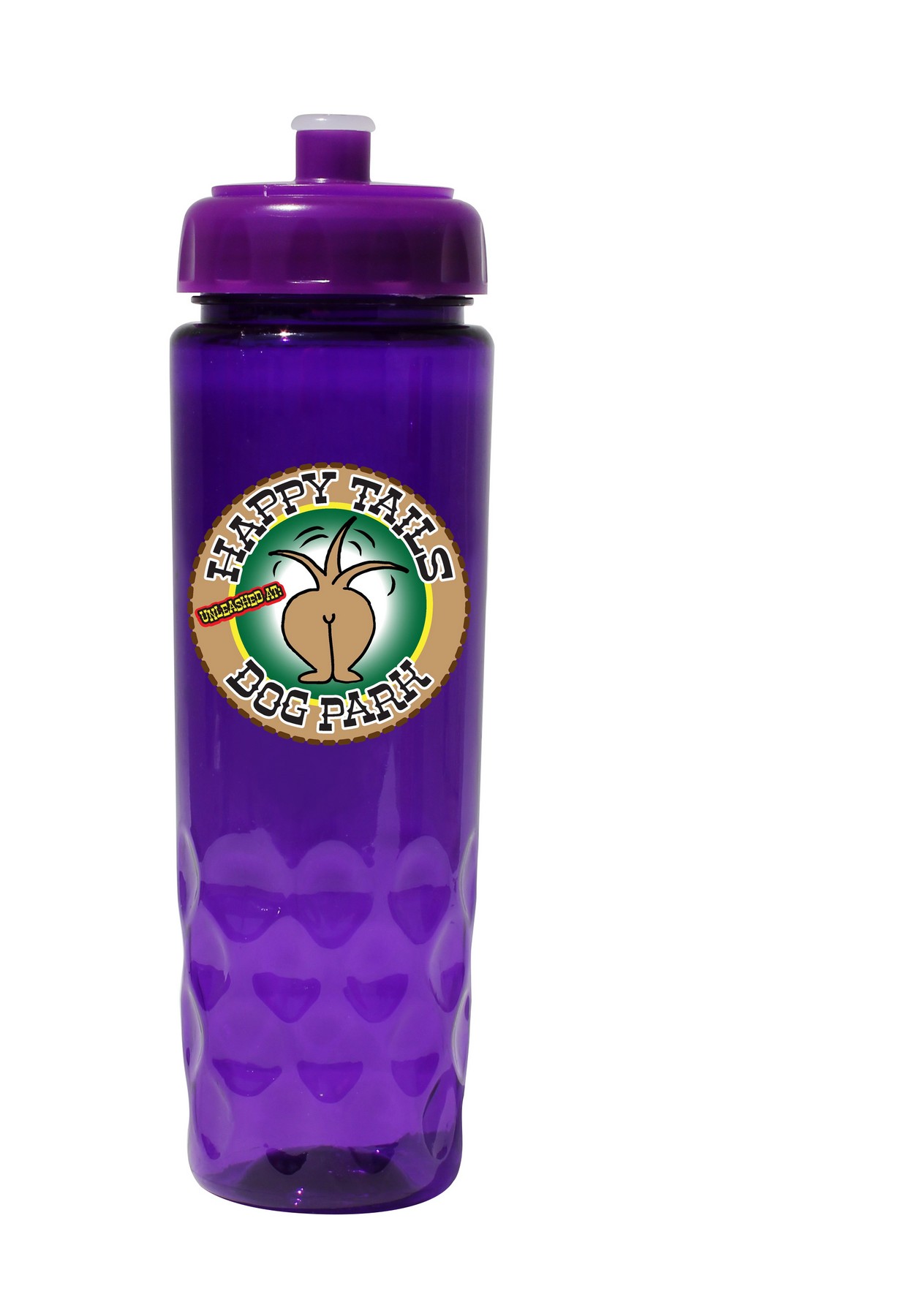 Picture of 24 Oz. Poly-Saver PET Bottle w/Push 'n Pull Cap (Full Color Digital)
