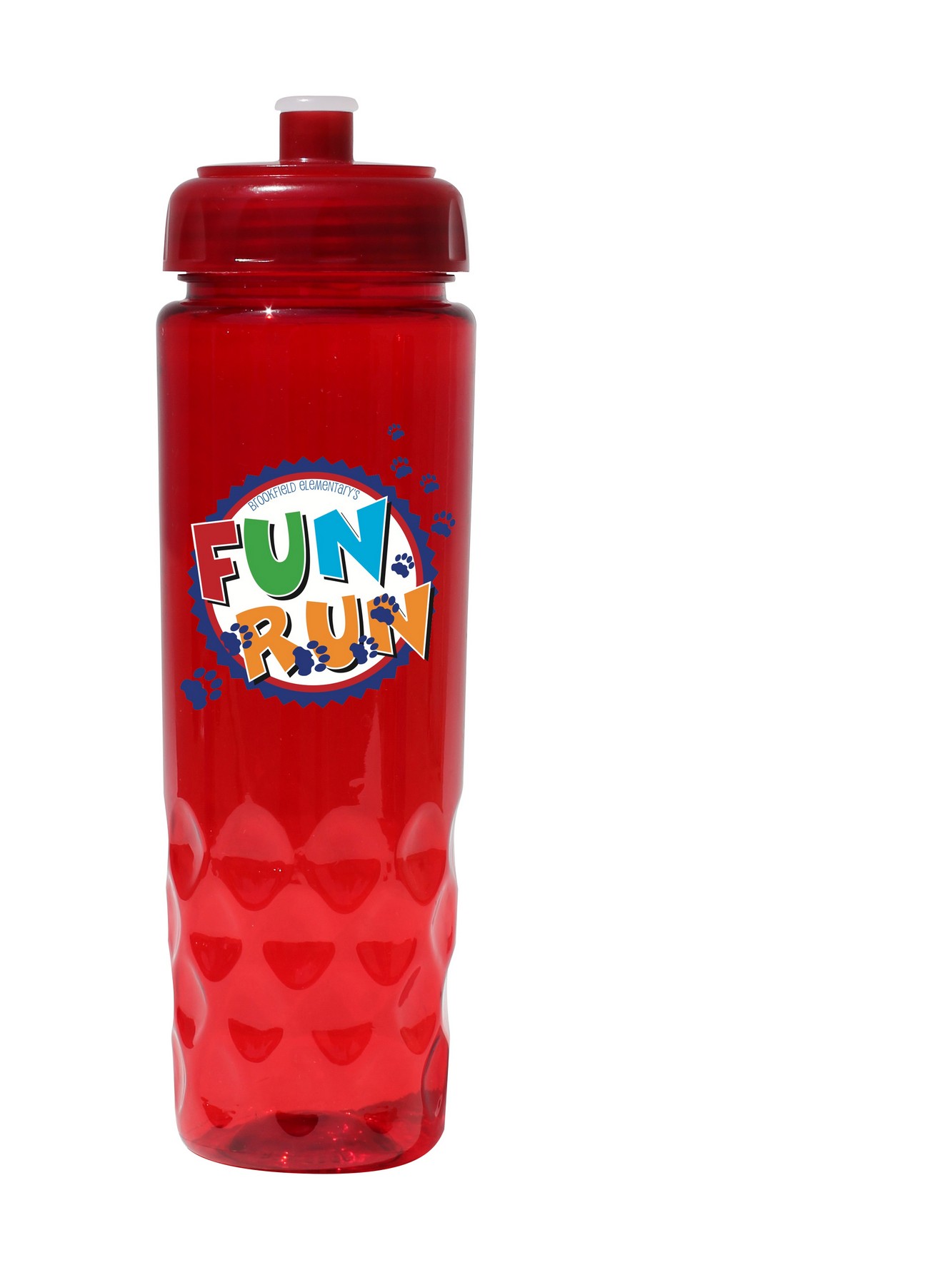 Picture of 24 Oz. Poly-Saver PET Bottle w/Push 'n Pull Cap (Full Color Digital)