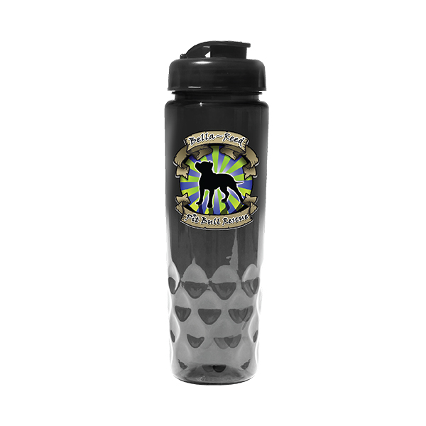 Picture of 24 Oz. Poly-Saver PET Bottle w/Flip Top Cap (Full Color Digital)