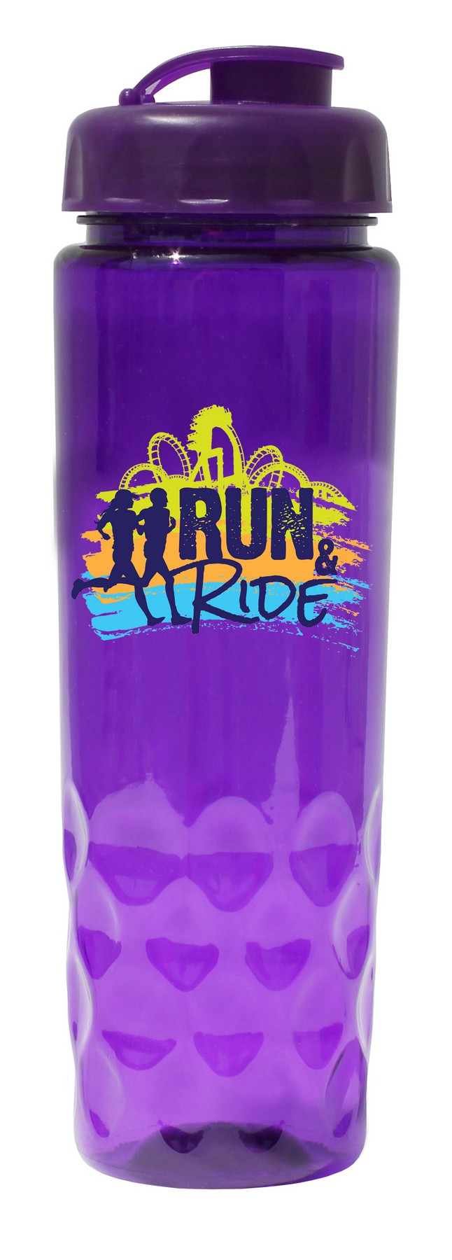Picture of 24 Oz. Poly-Saver PET Bottle w/Flip Top Cap (Full Color Digital)