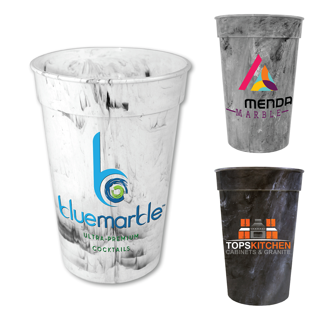 Picture of 17 Oz. Marble Stadium Cup (Full Color)
