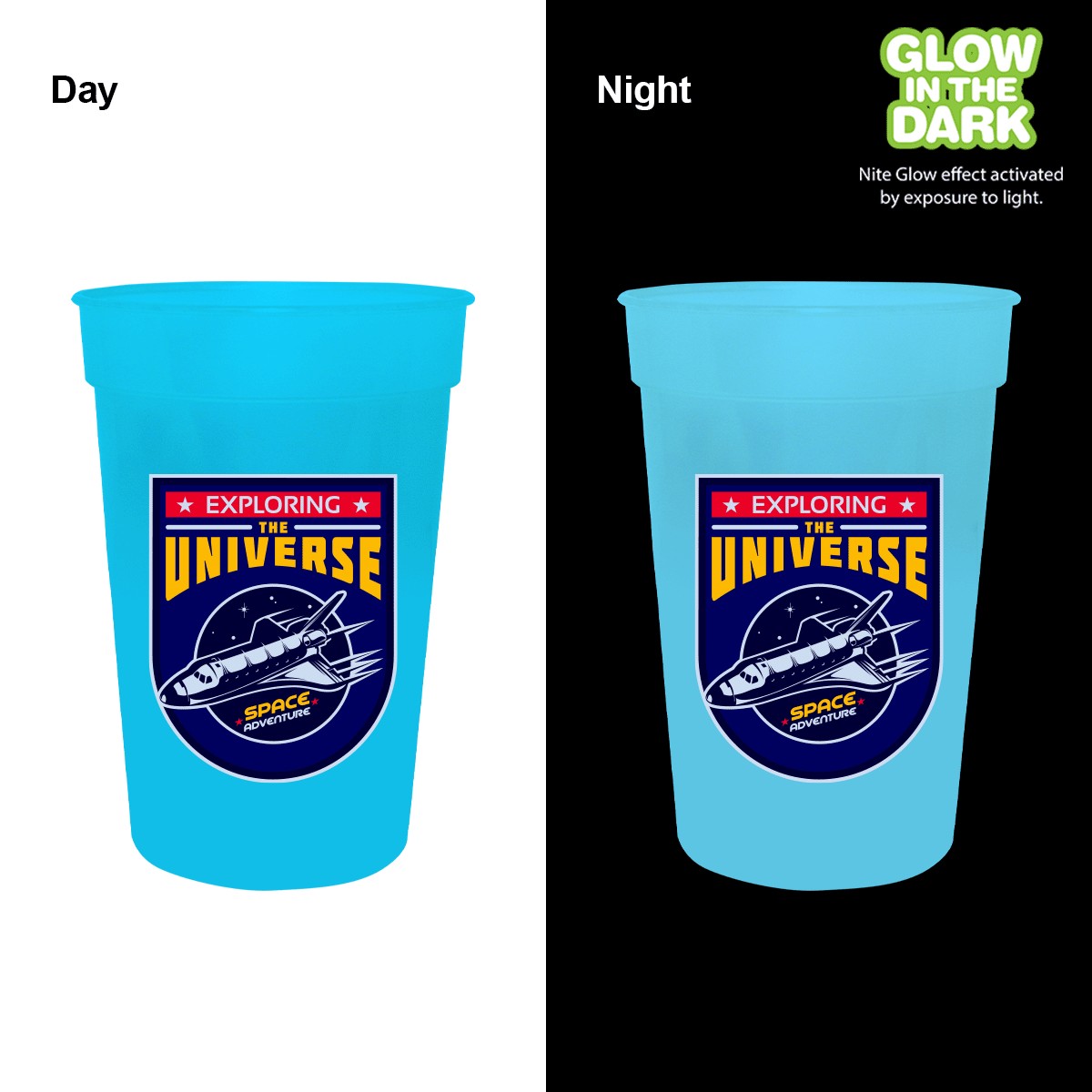 Picture of 17 Oz. Nite Glow Stadium Cup (Full Color Digital)