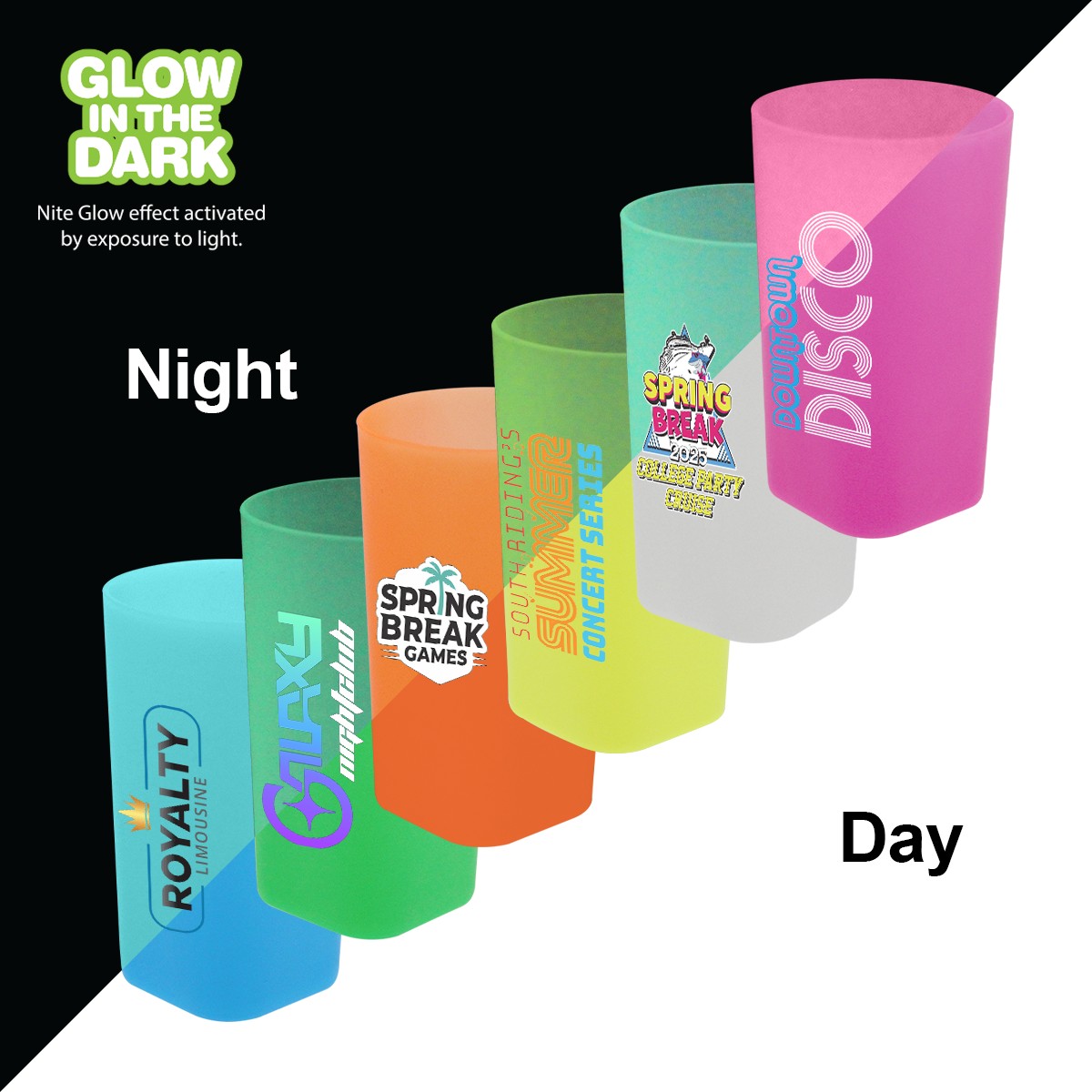 Picture of Nite Glow 2 oz. Shot Glass, Full Color Digital