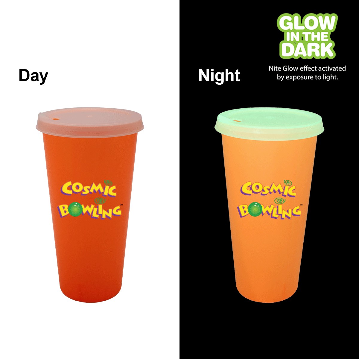 Picture of Nite Glow 26 oz. Tumbler with Lid, Full Color Digital