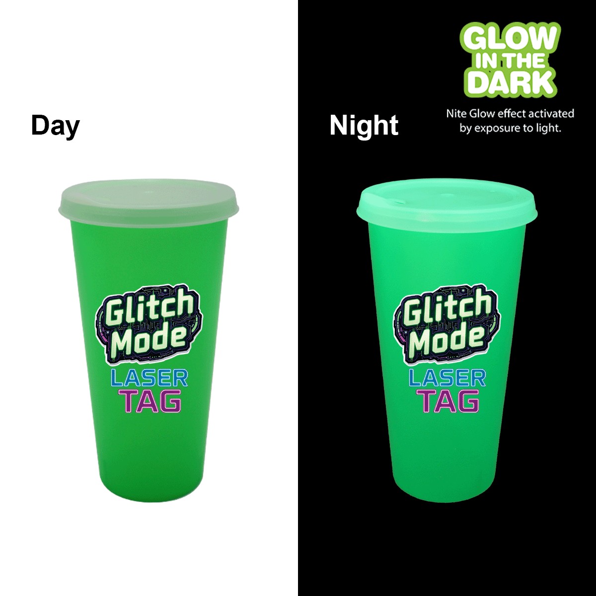 Picture of Nite Glow 26 oz. Tumbler with Lid, Full Color Digital