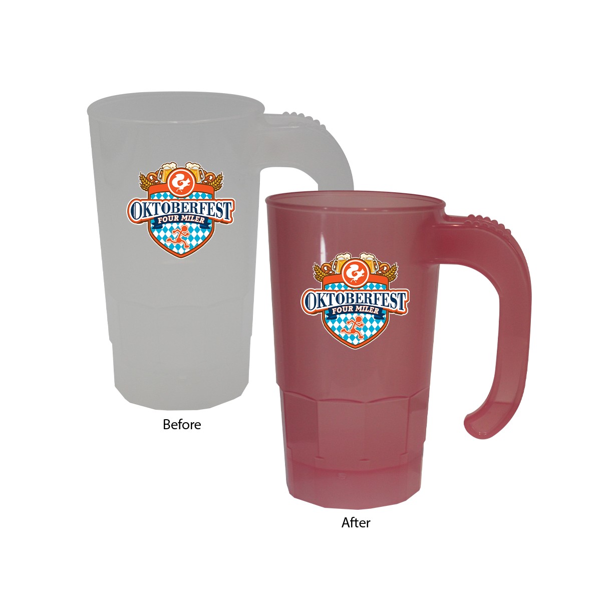 Picture of Sun Fun 20 oz. Stackable Beer Stein, Full Color Digital