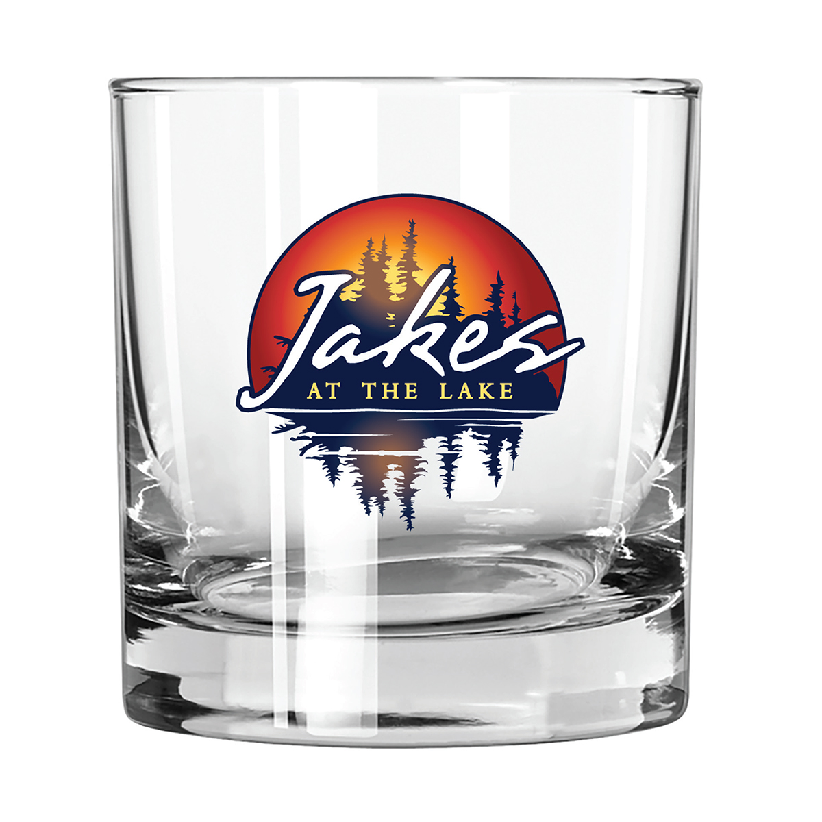 Picture of 11 oz. Rocks Glass - USA, Mirror Printing