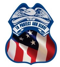 Picture of Plastic Badge (To Protect And Serve)