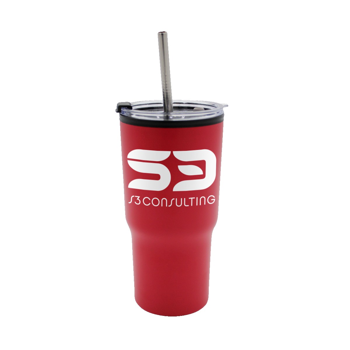 Picture of 20 oz. Ares Recycled Tumbler with Stainless Straw Lid