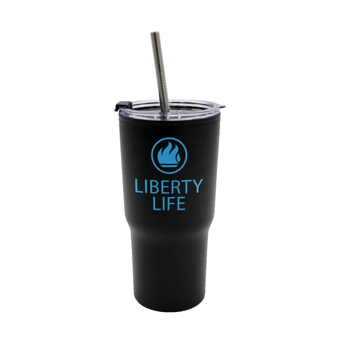Picture of 20 oz. Ares Recycled Tumbler with Stainless Straw Lid