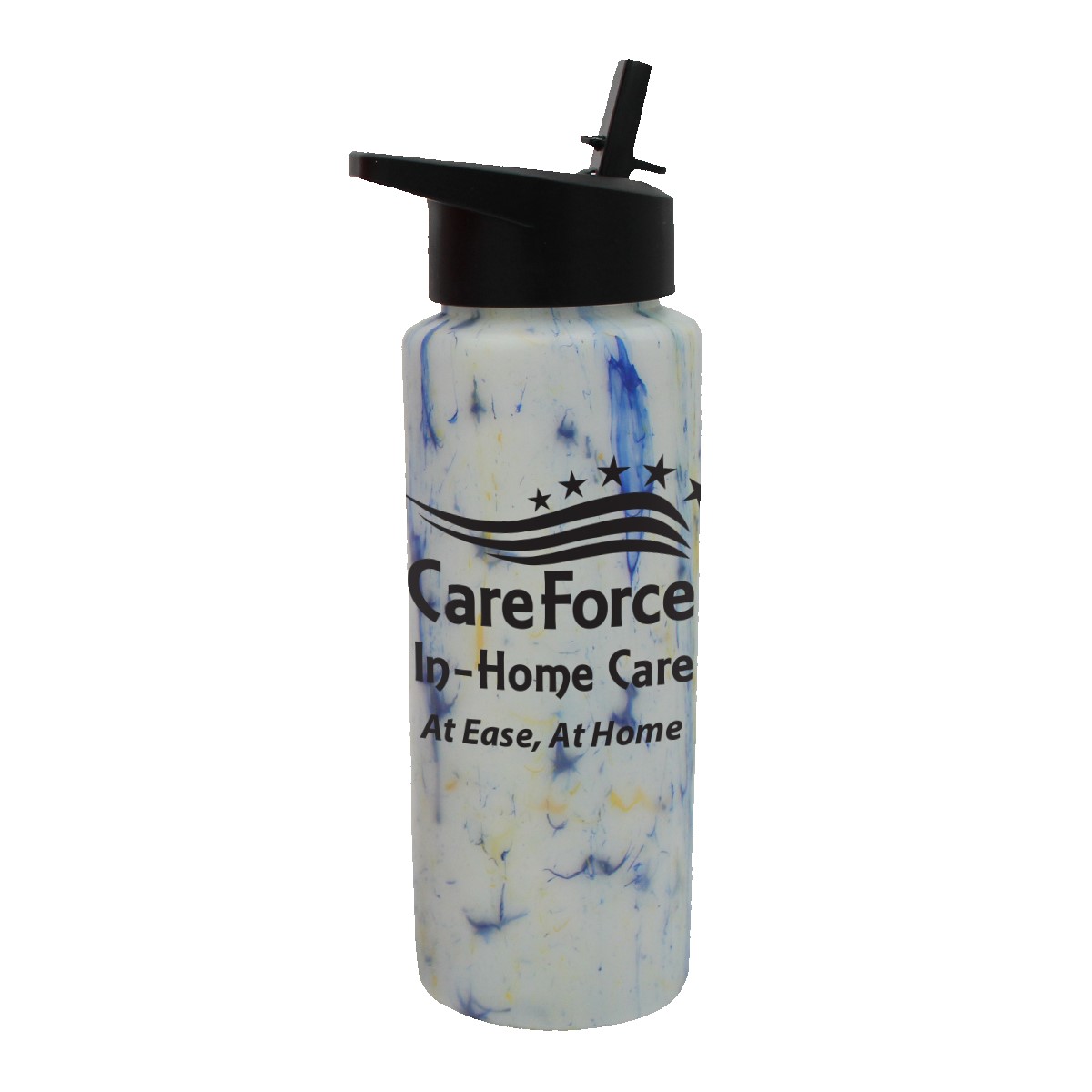 Picture of 32 oz. Confetti Sports Bottle with Straw Cap Lid