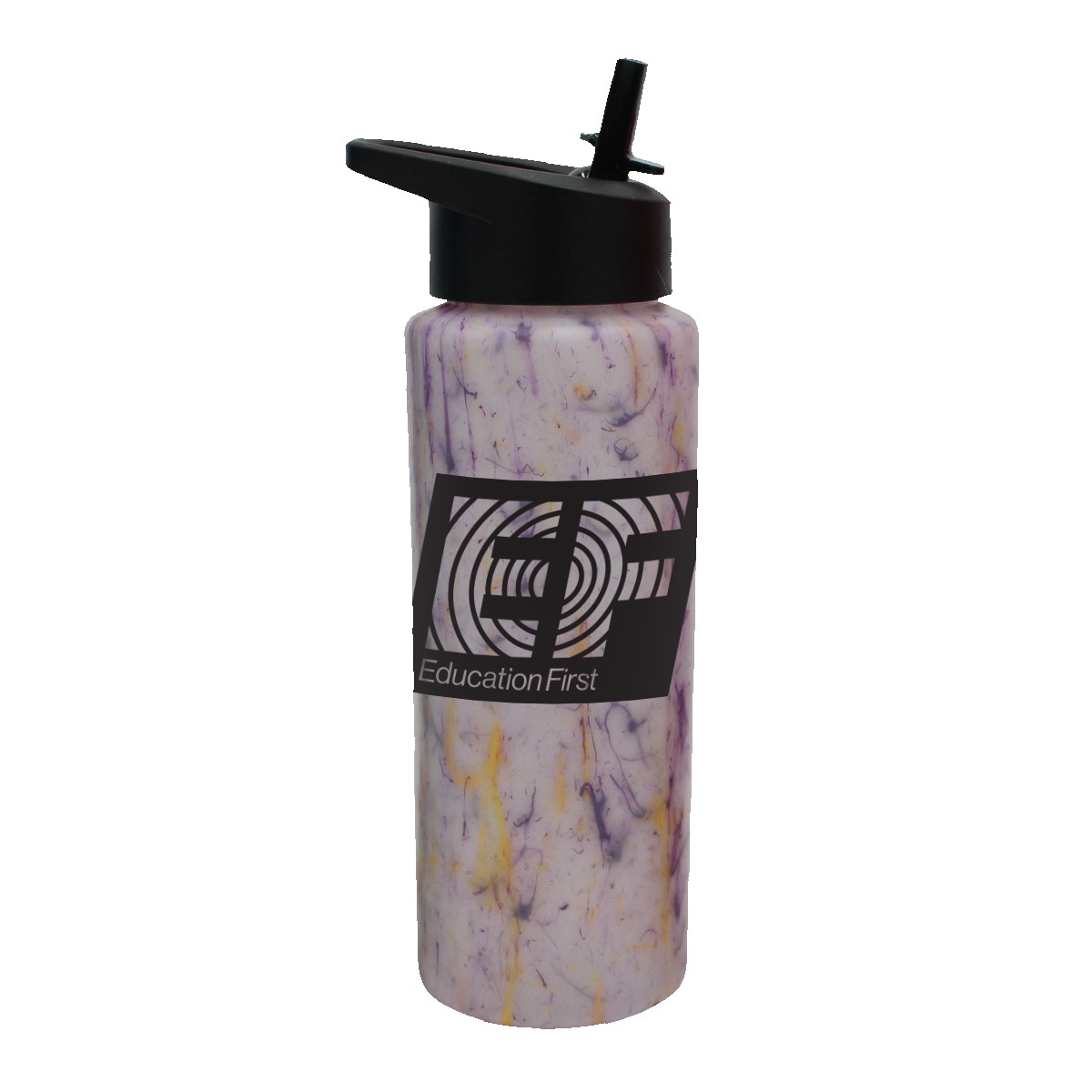 Picture of 32 oz. Confetti Sports Bottle with Straw Cap Lid
