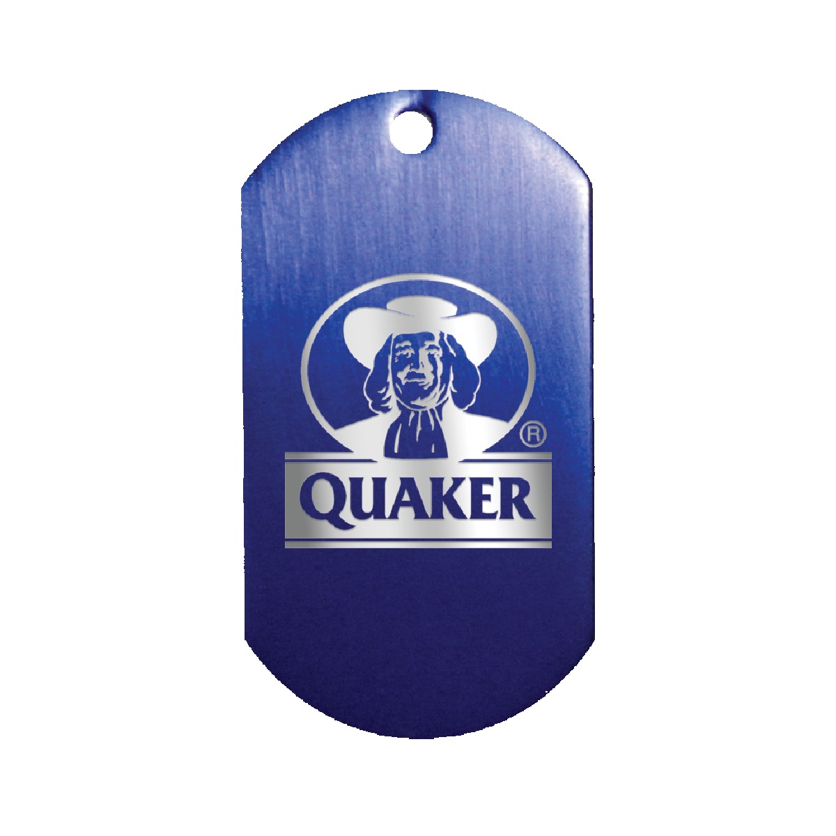 Picture of Metal Dog Tag w/4 1/2" Chain, Laser Engraved