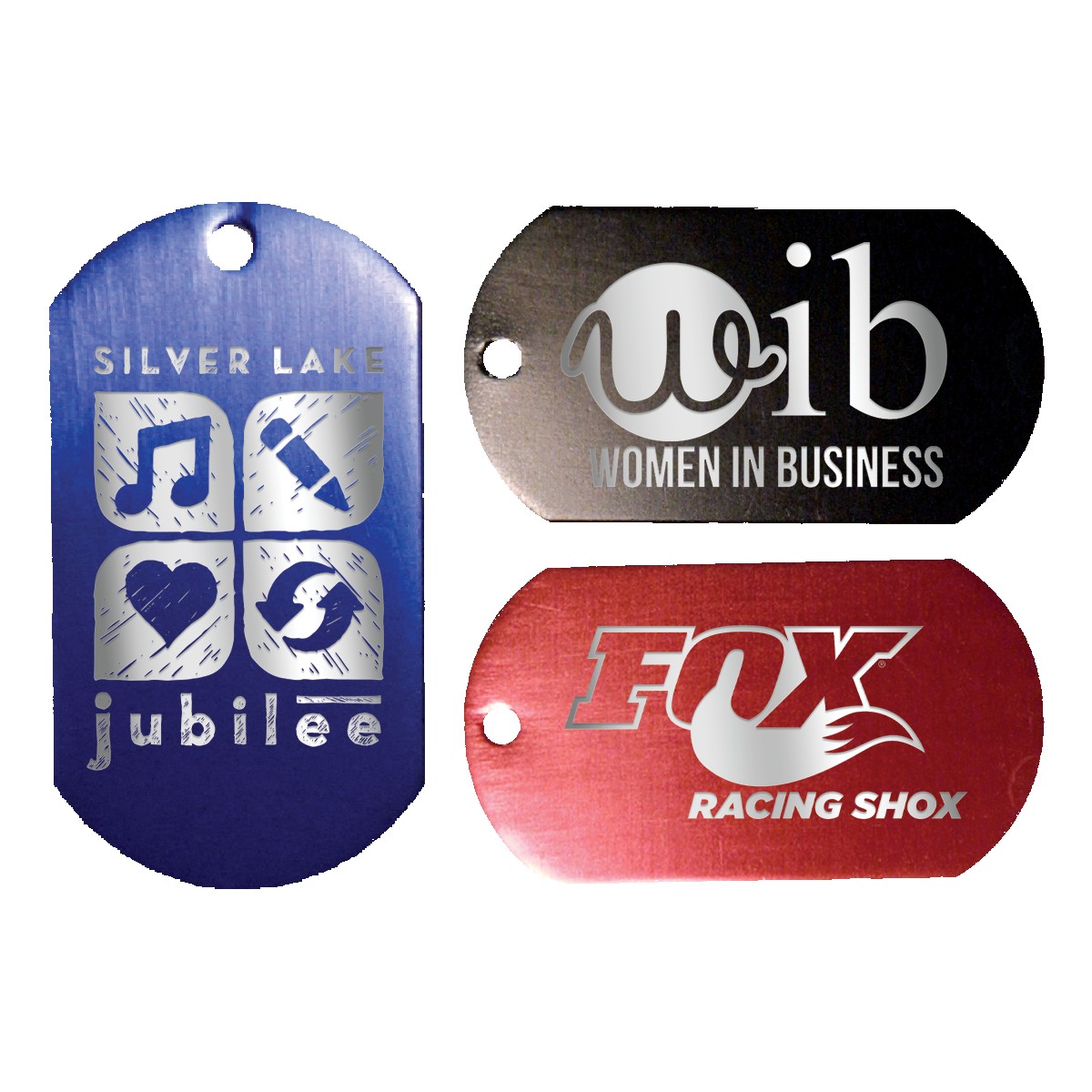 Picture of Metal Dog Tag w/23 1/2" Chain, Laser Engraved