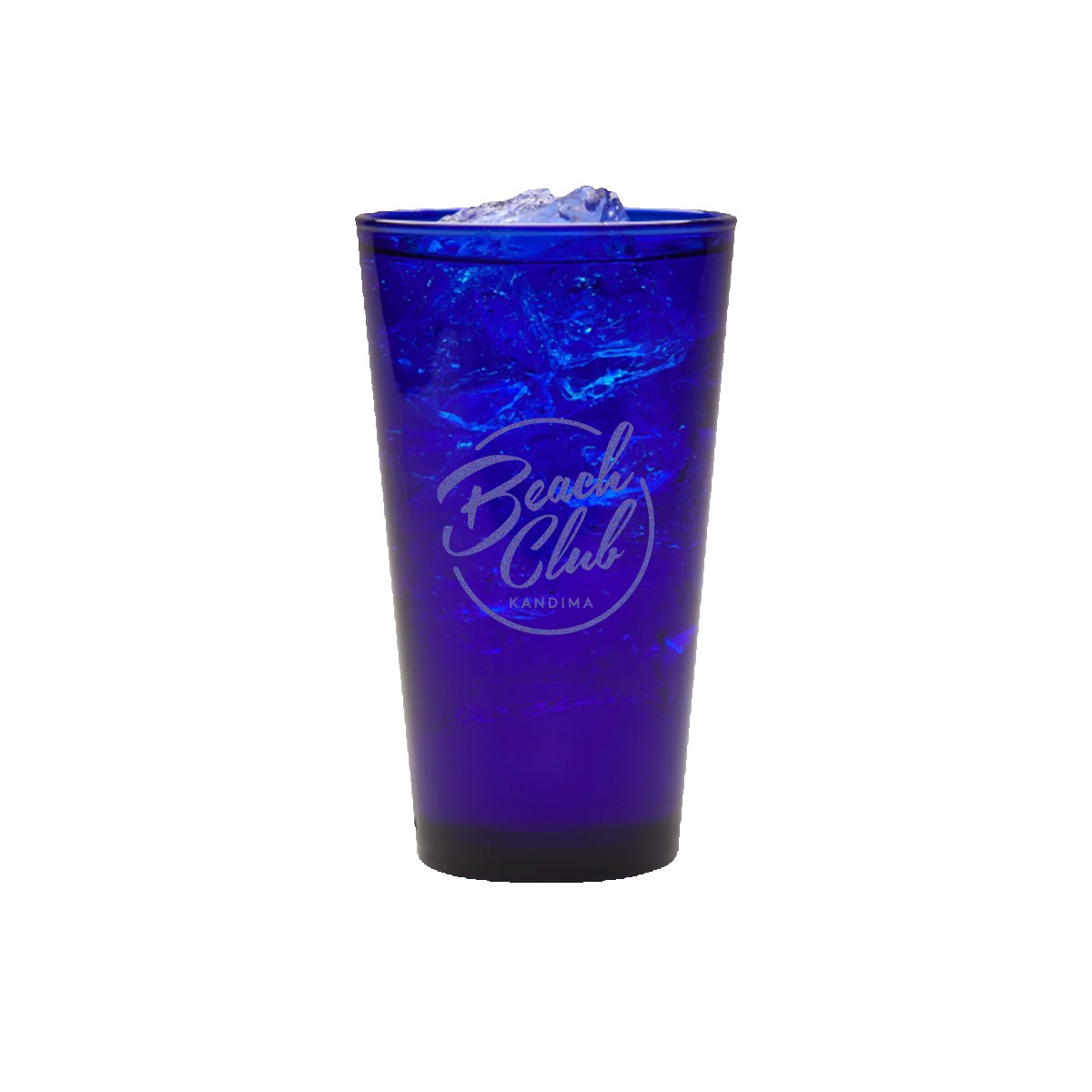 Picture of 17 oz. Cobalt Pint Glass - USA, Laser, Premium