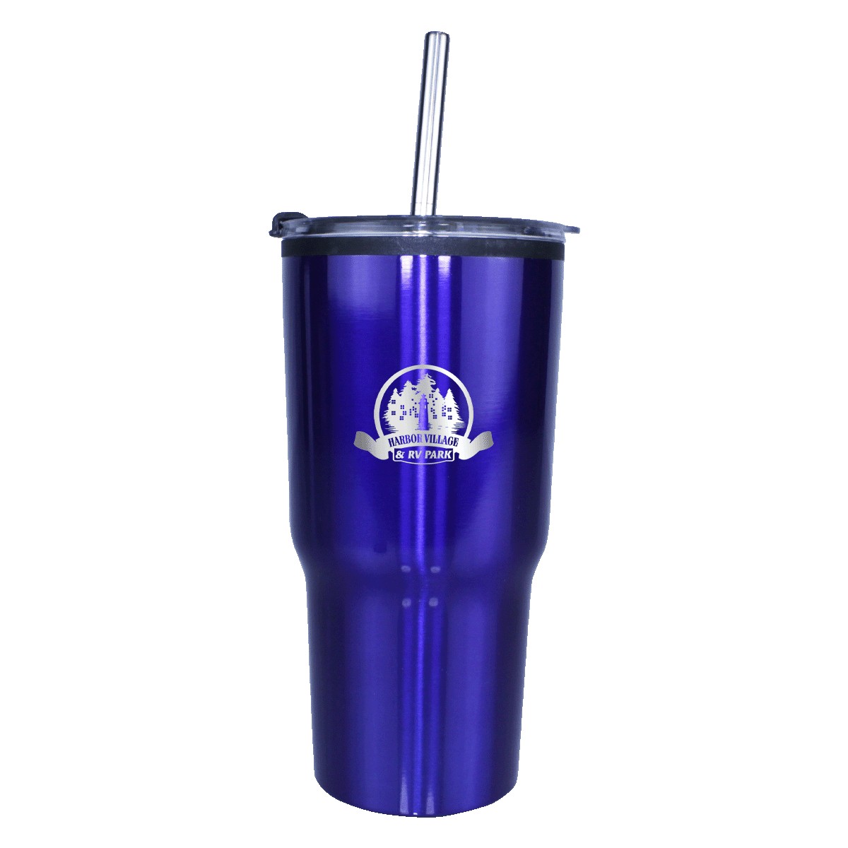Picture of 20 Oz. Ares Premium Tumbler w/Stainless Straw/Flip Top Lid