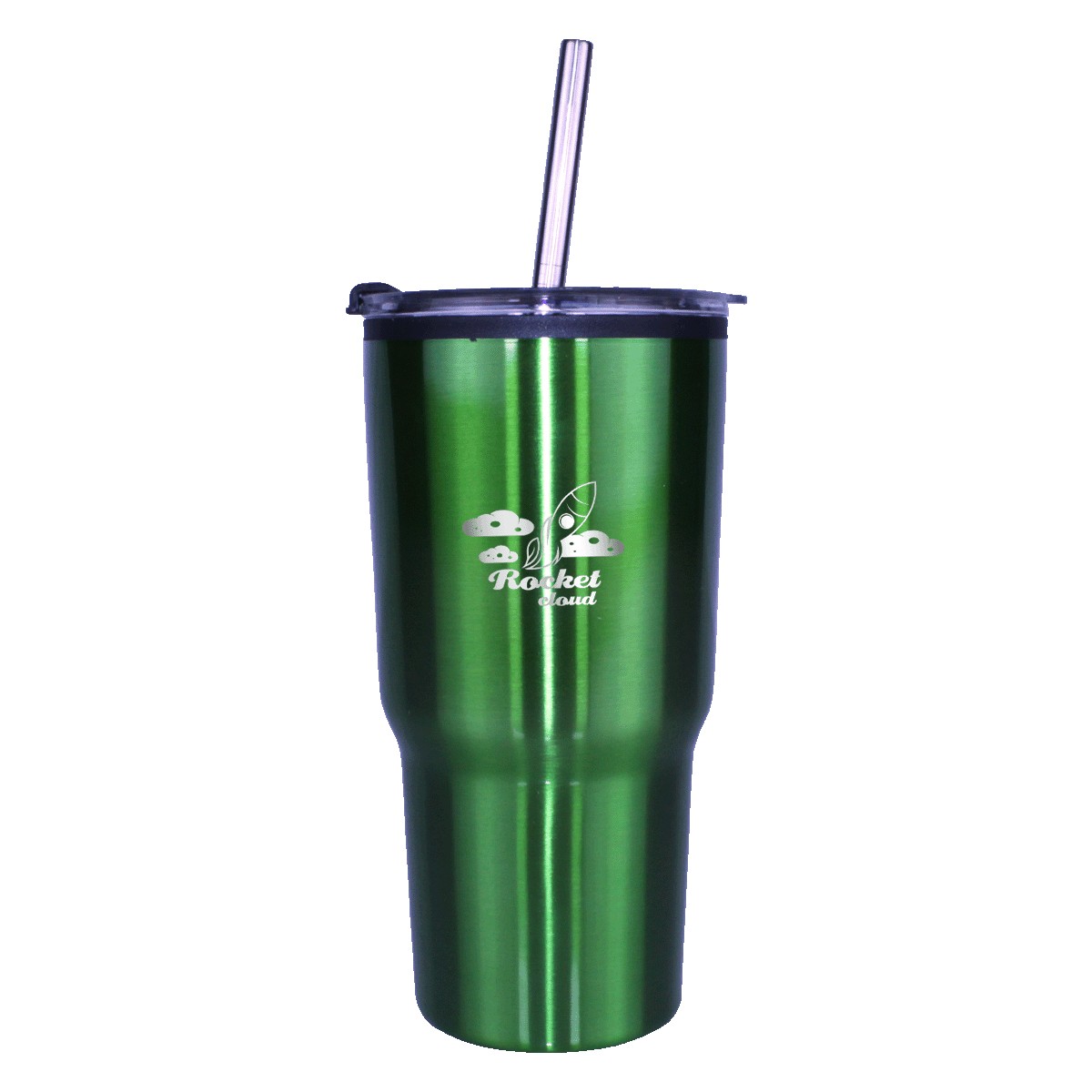 Picture of 20 Oz. Ares Premium Tumbler w/Stainless Straw/Flip Top Lid
