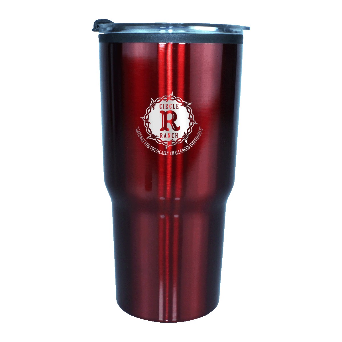 Picture of 20 Oz. Ares Premium Tumbler w/Stainless Straw/Flip Top Lid