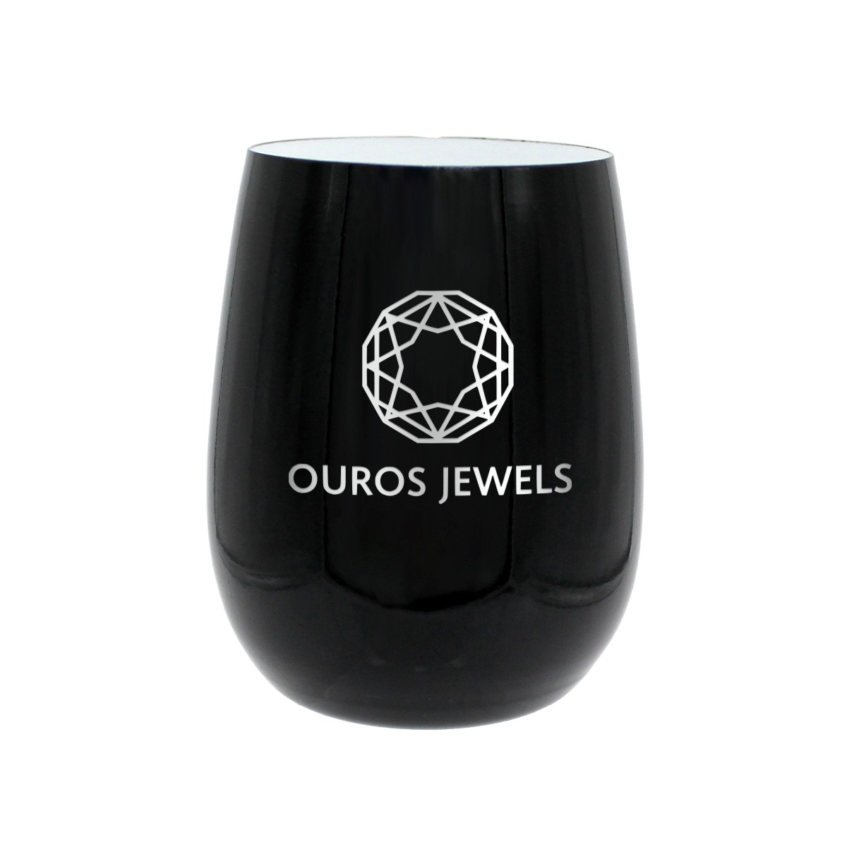 Picture of Pure 12 oz. Recycled Wine Glass, Laser, Premium