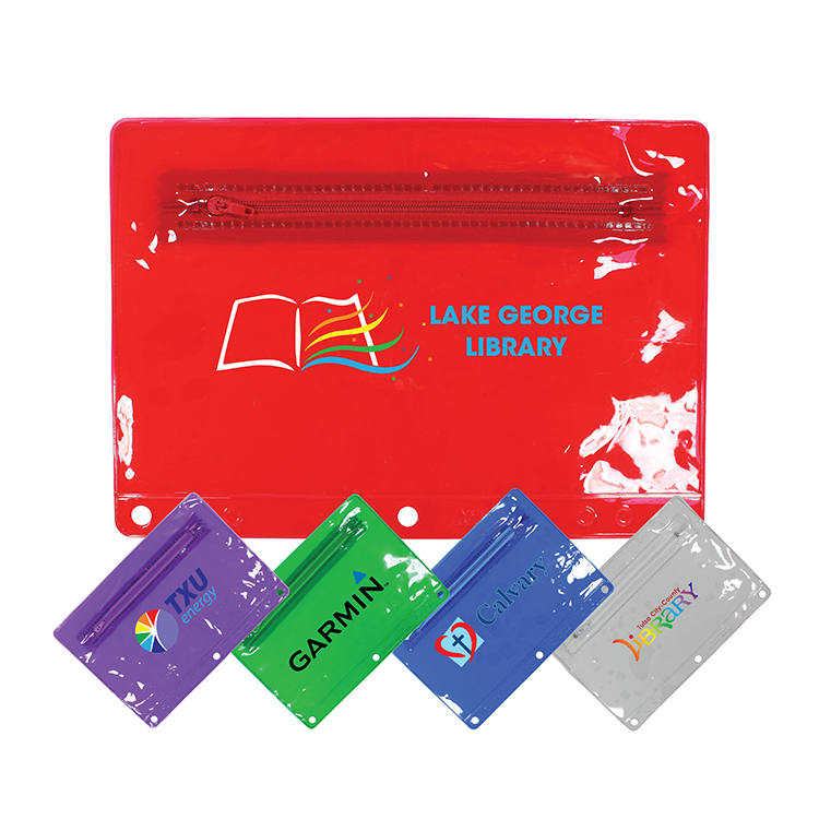 Picture of Premium Transparent School Kit with 1 Pencil, Full Color Digital