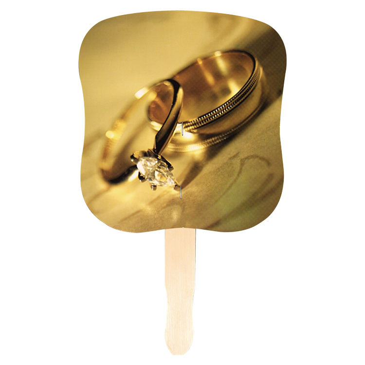 Picture of Stock Design Hand Fan-Rings, Full Color Digital