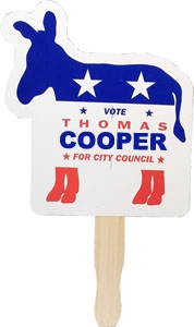 Picture of Patriotic Hand Fan, Full Color Digital