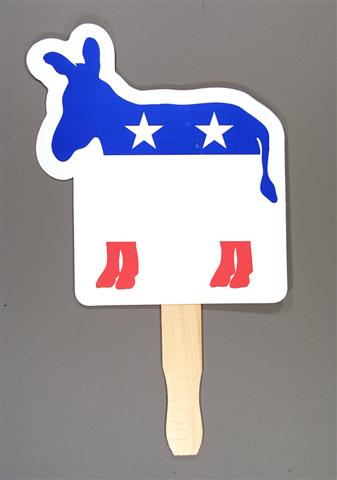 Picture of Patriotic Hand Fan, Full Color Digital
