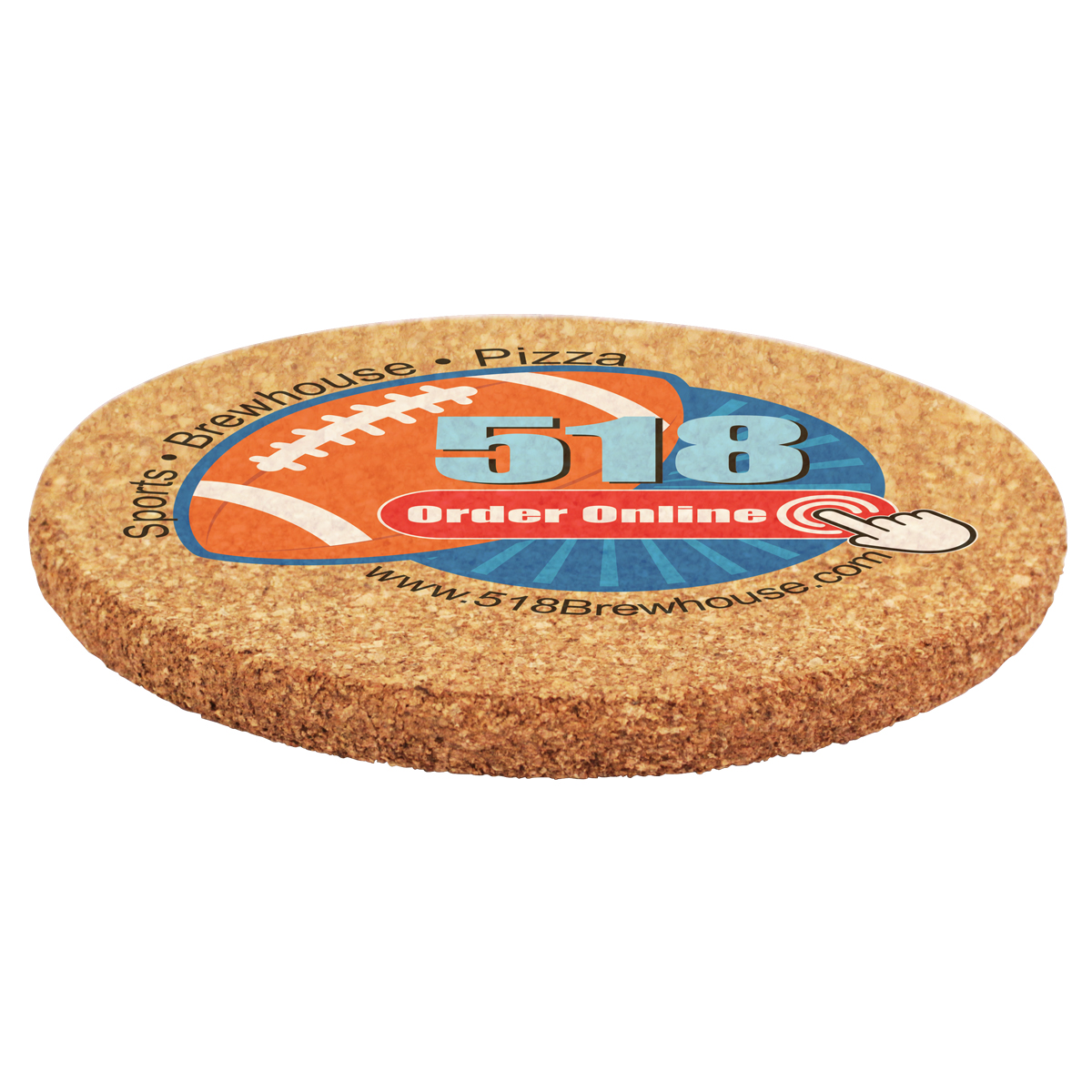 Picture of Deluxe Cork Coaster, Full Color Digital