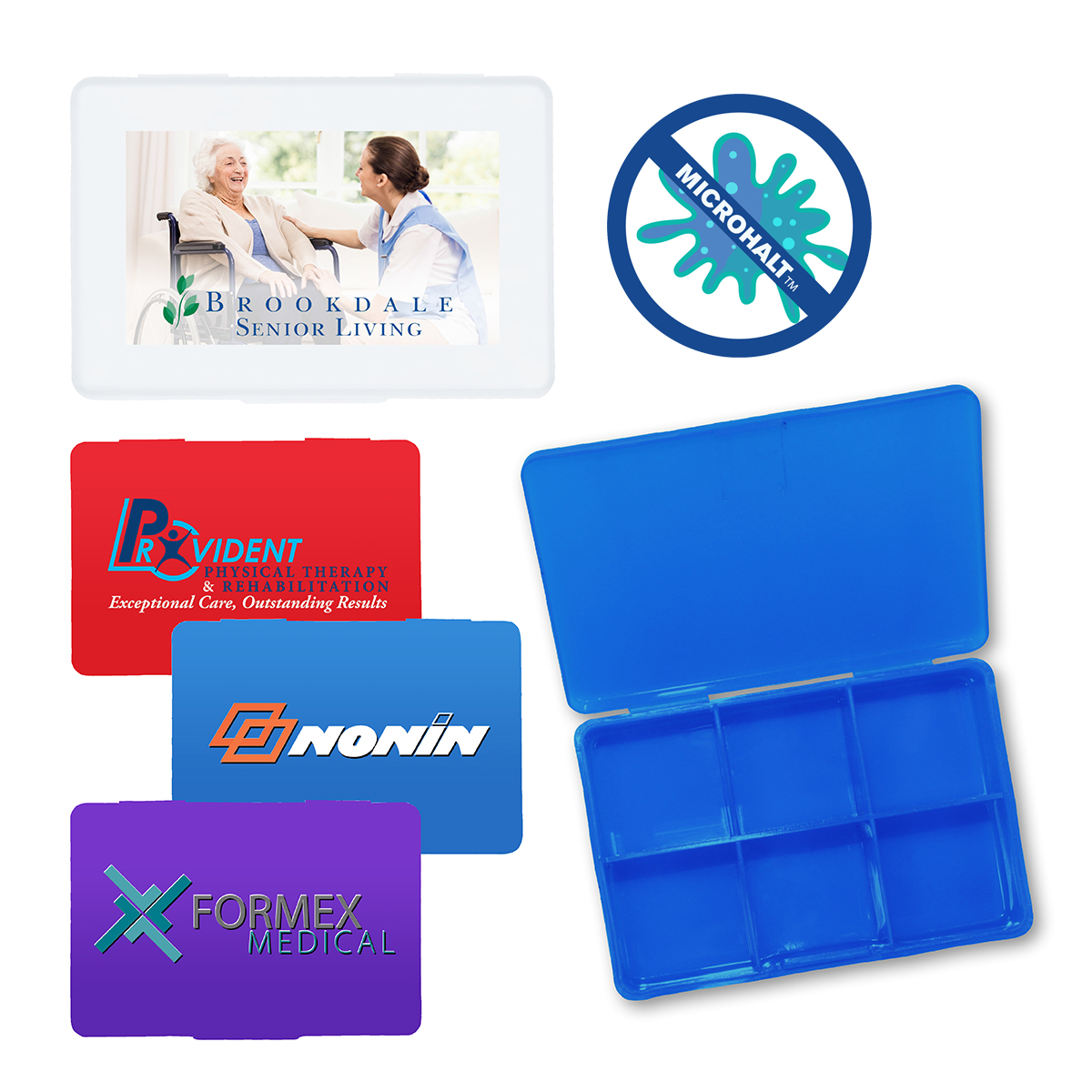 Picture of MicroHalt Pill Box, Full Color Digital