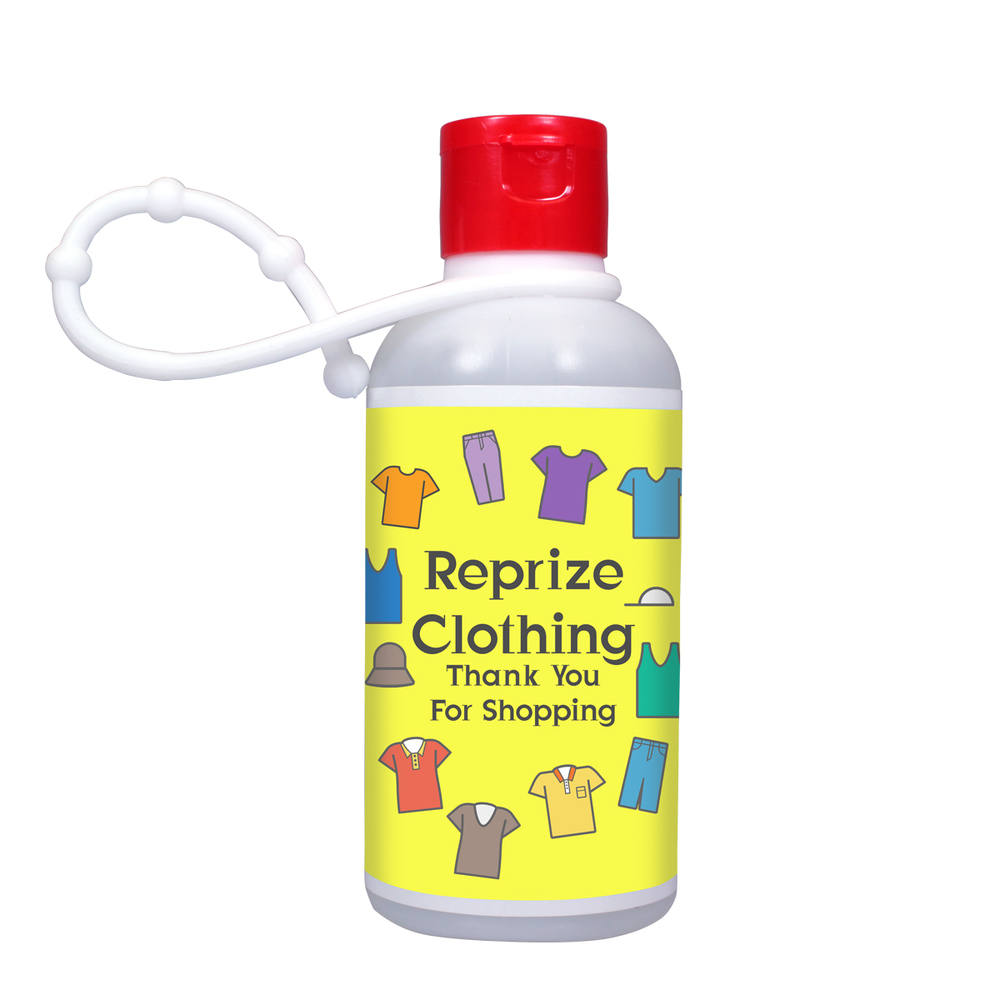 Picture of 3 Oz. Full Color Digital Gel Sanitizer w/Lanyard