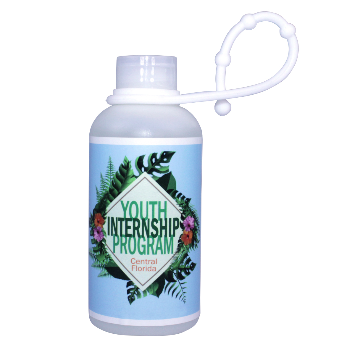 Picture of 3 Oz. Full Color Digital Gel Sanitizer w/Lanyard