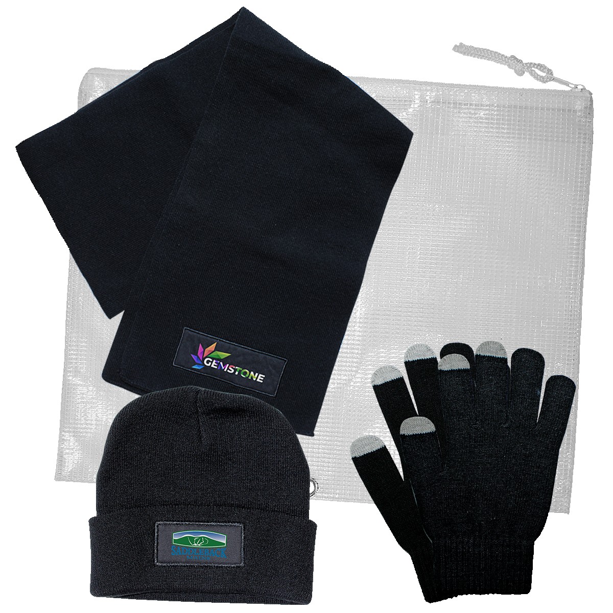Picture of 3 Piece Knit Set with All Purpose Pouch, Full Color Digital