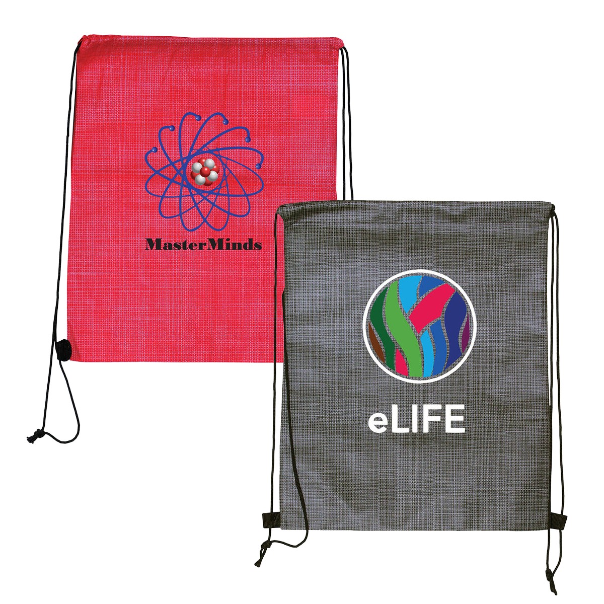 Picture of Criss Cross NW Drawstring Backpack (Full Color Digital)