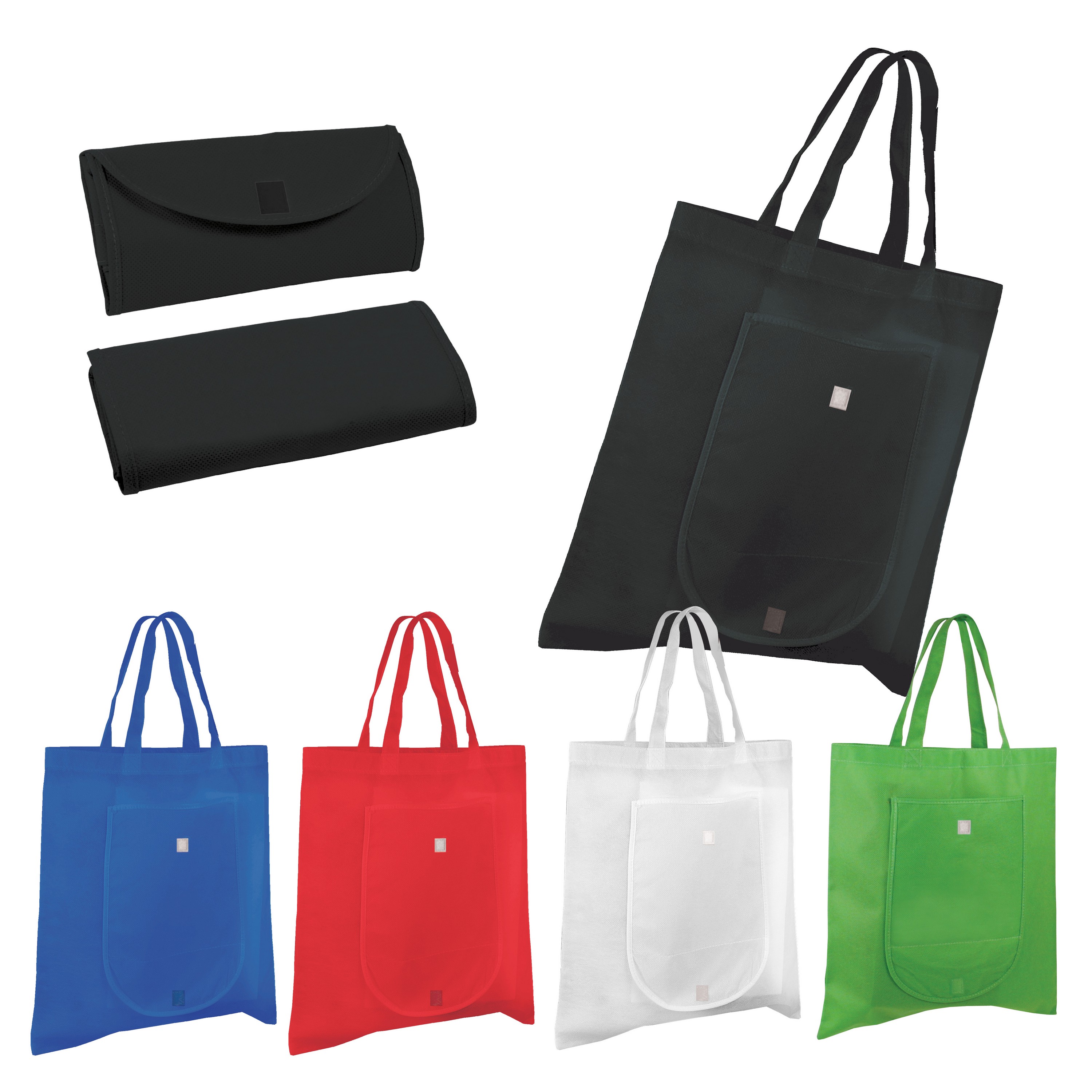 Picture of Non Woven Fold 'n Go Tote Bag (Full Color Digital)