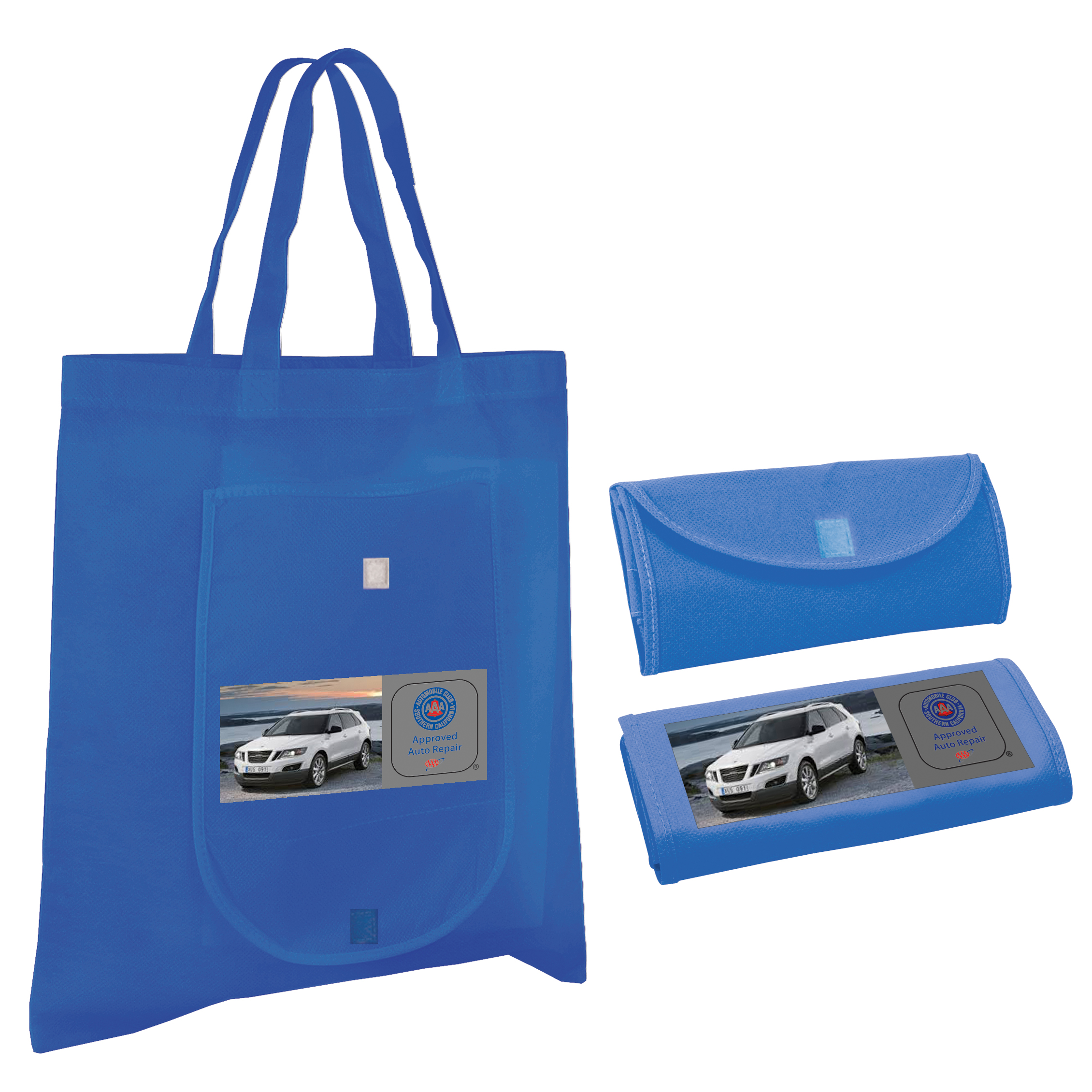 Picture of Non Woven Fold 'n Go Tote Bag (Full Color Digital)
